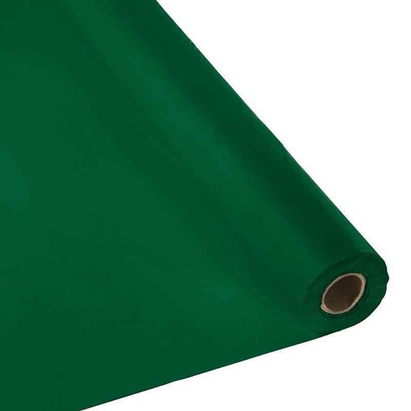 Vienkartinės staltiesės rulonuose žalios