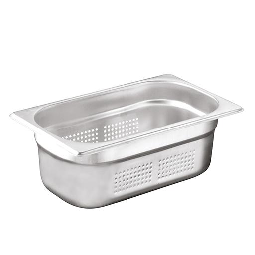 perforuoti gastronominiai GN indai 1/4
